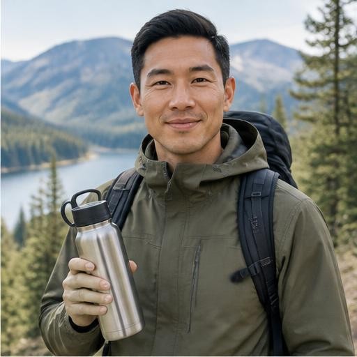 The outdoor explorer with trail essentials